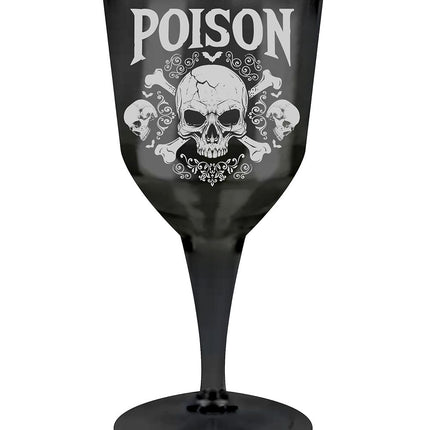 Bicchiere da vino Halloween Poison 19cm