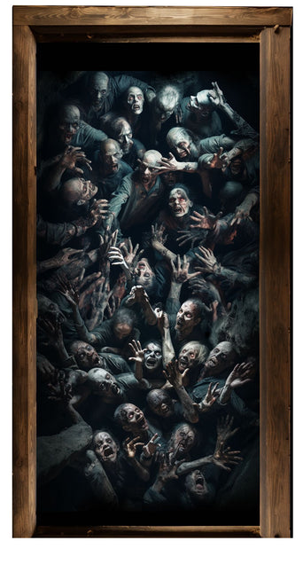 Adesivo Halloween Zombi 90 cm