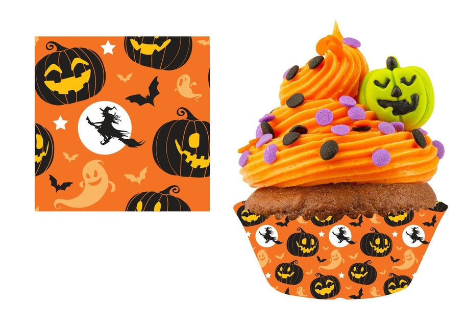 Halloween 50 Cupcake Liner di carta da 5 cm