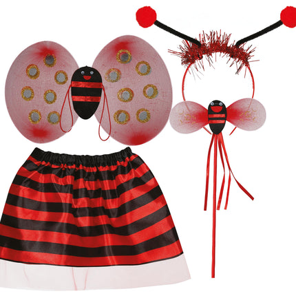 Set di coccinelle, bambini