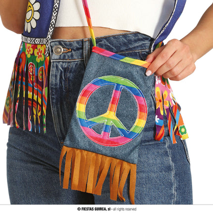 Borsa hippie, 27x15 cm