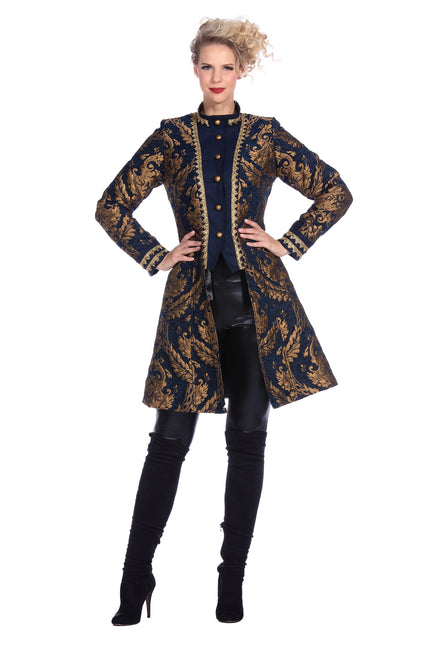 Giacca Steampunk lunga da donna