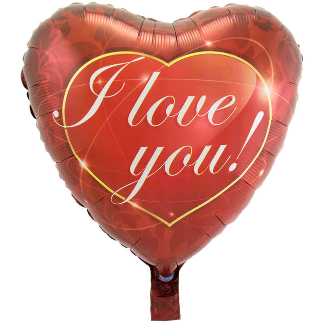 Mini palloncino a forma di figura I Love You - 23 cm