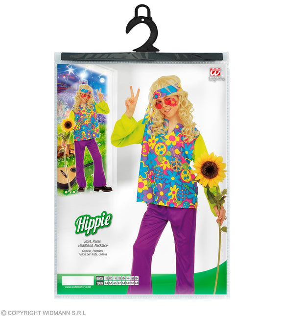 Costume da ragazzo hippy bambino