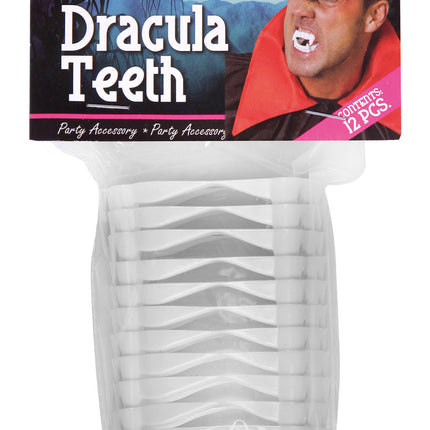 Denti di Dracula (12 pezzi).in un sacchetto di plastica)