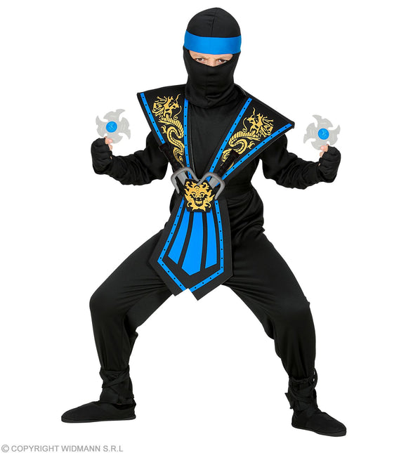 Costume da Kombat Ninja Blu con Armi Bambino