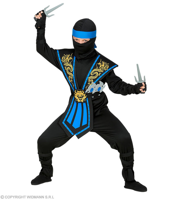 Costume da Kombat Ninja Blu con Armi Bambino