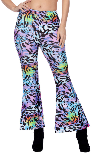 Pantaloni hippie pantera viola