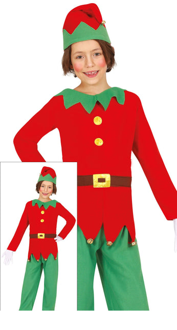 Costume da elfo di Natale Deluxe per bambino