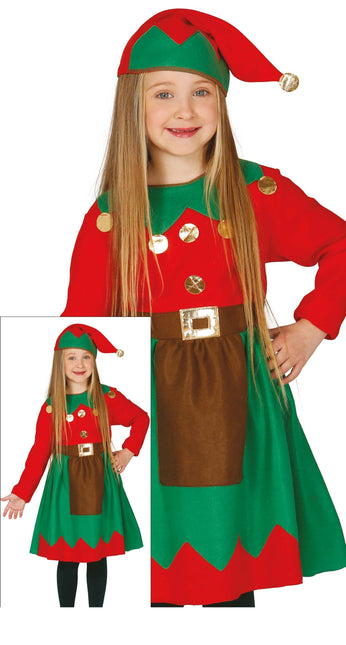 Vestito di Natale Ragazza Elfo