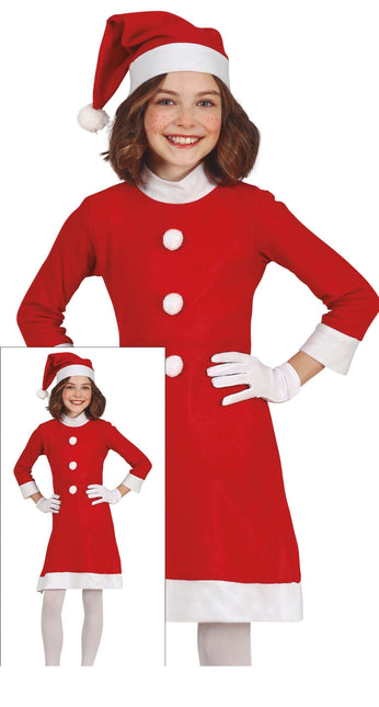 Vestito di Natale Bambino Babbo Natale 5/6 anni