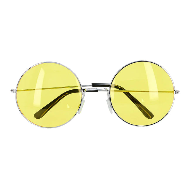 Occhiali Hippie 60S Giallo Xl