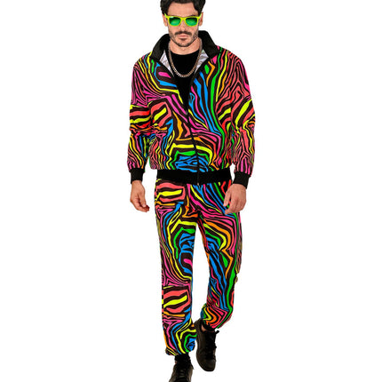 Tuta da ginnastica Costume Arcobaleno Neon