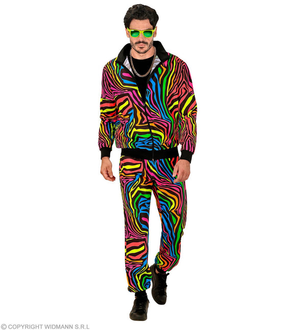 Tuta da ginnastica Costume Arcobaleno Neon