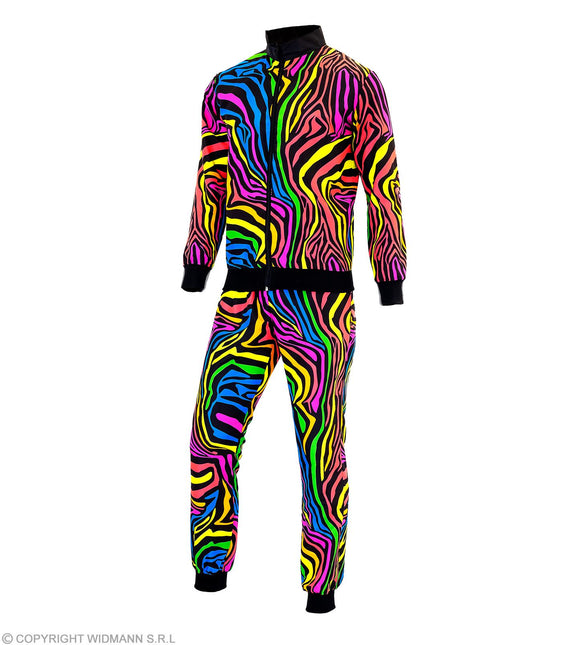 Tuta da ginnastica Costume Arcobaleno Neon