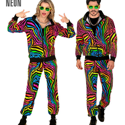 Tuta da ginnastica Costume Arcobaleno Neon