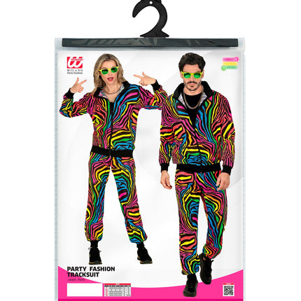 Tuta da ginnastica Costume Arcobaleno Neon