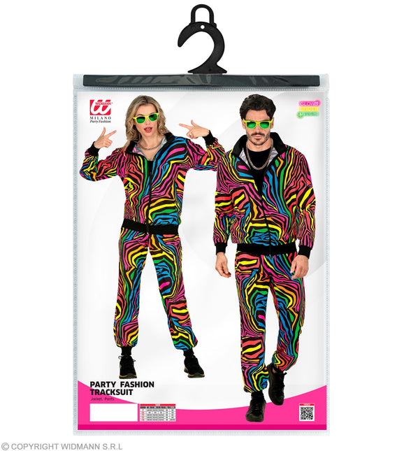 Tuta da ginnastica Costume Arcobaleno Neon