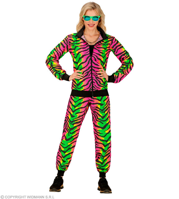 Tuta da ginnastica Costume Rave Neon