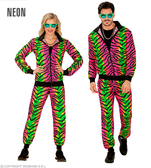 Tuta da ginnastica Costume Rave Neon