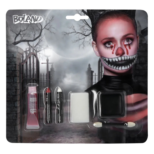 Set trucco Halloween Gatto 5 pezzi