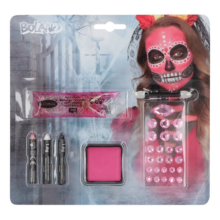 Set per il trucco di Halloween Diamond Catrina 5 pezzi