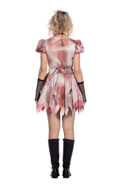 Vestito di Halloween corto con sangue