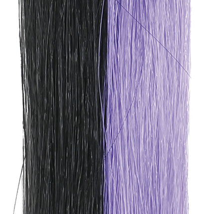 Extension per capelli Halloween Nero Viola 40cm