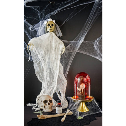 Decorazione appesa di Halloween Scheletro della sposa 90 cm