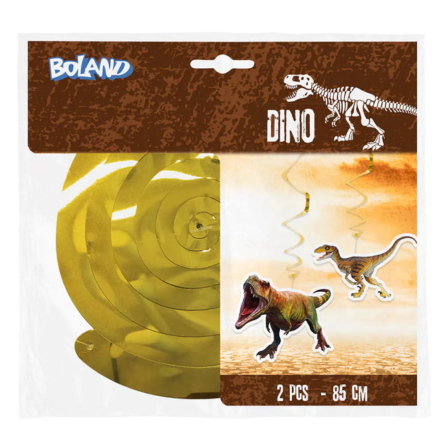 Decorazione Dino da appendere 85 cm 2 pezzi