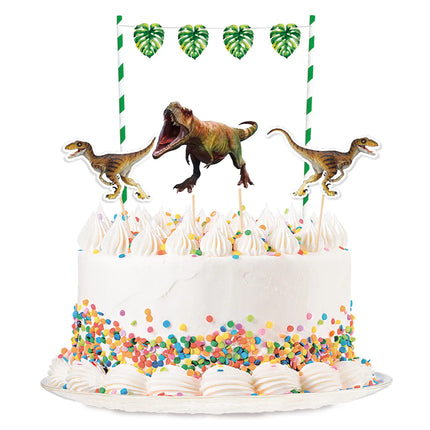 Dinosauro Cake topper 4 pezzi