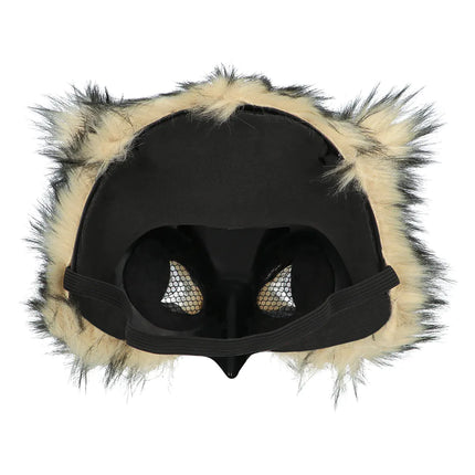 Maschera di gufo in peluche