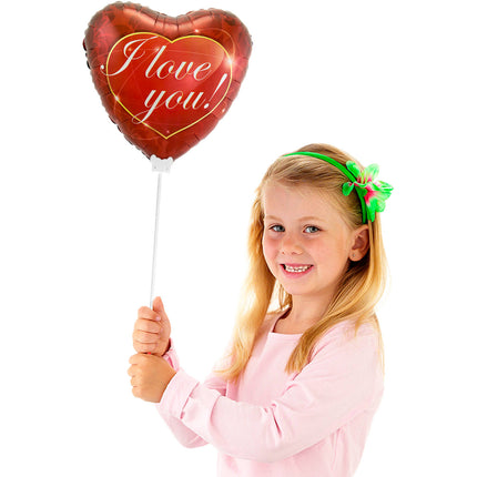 Mini palloncino a forma di figura I Love You - 23 cm