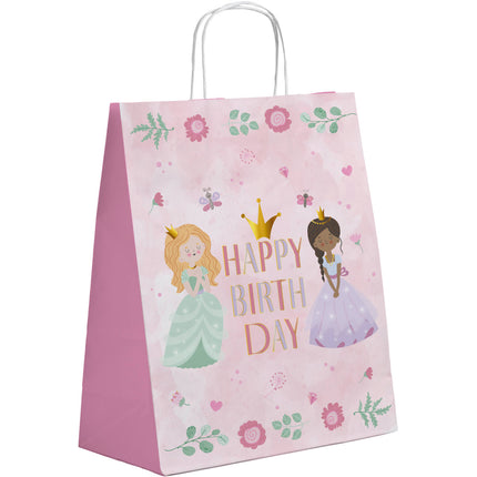 Sacchetti regalo - Pretty Princess - 20 x 27 cm - 6 pezzi