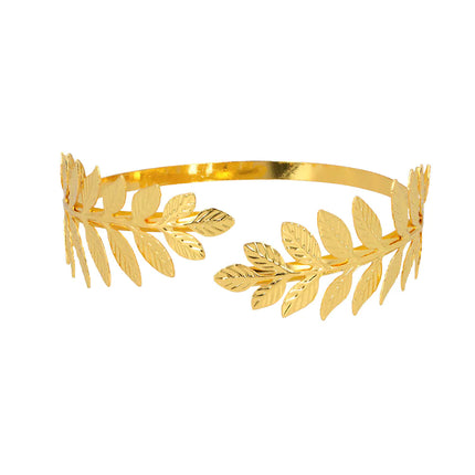 Bracciale d'oro a foglia