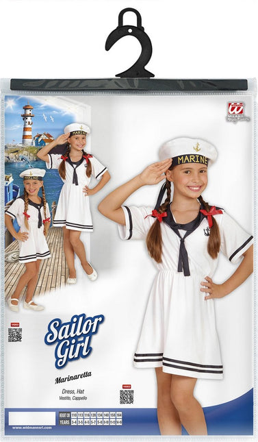 Costume da bambina della Marina Militare