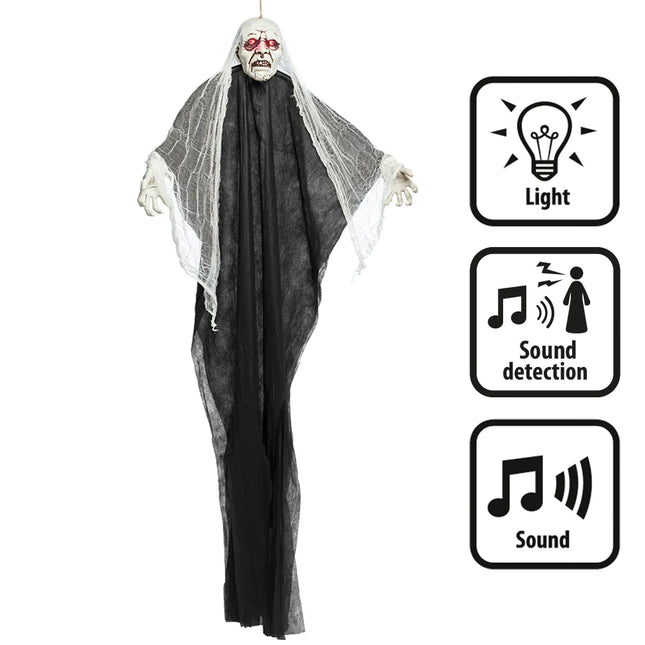 Bambola luminosa di Halloween Fantasma 1,7 m