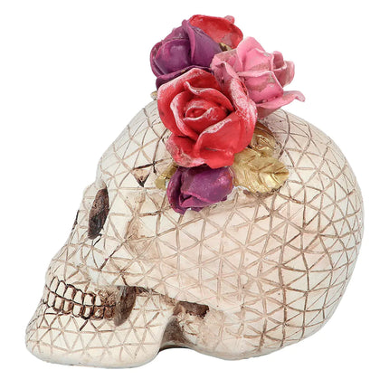 Rose Teschio di Halloween 15 cm