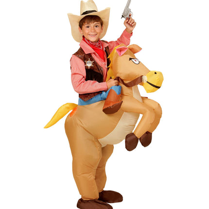 Costume da cavallo gonfiabile per bambino