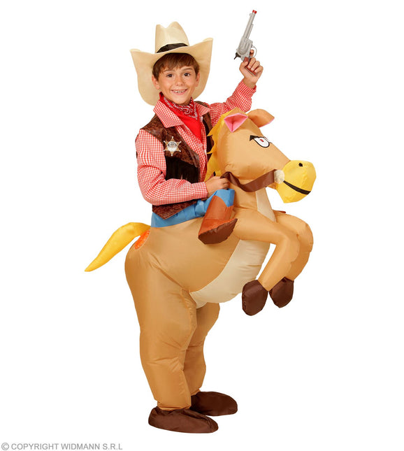 Costume da cavallo gonfiabile per bambino