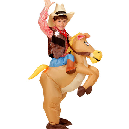 Costume da cavallo gonfiabile per bambino