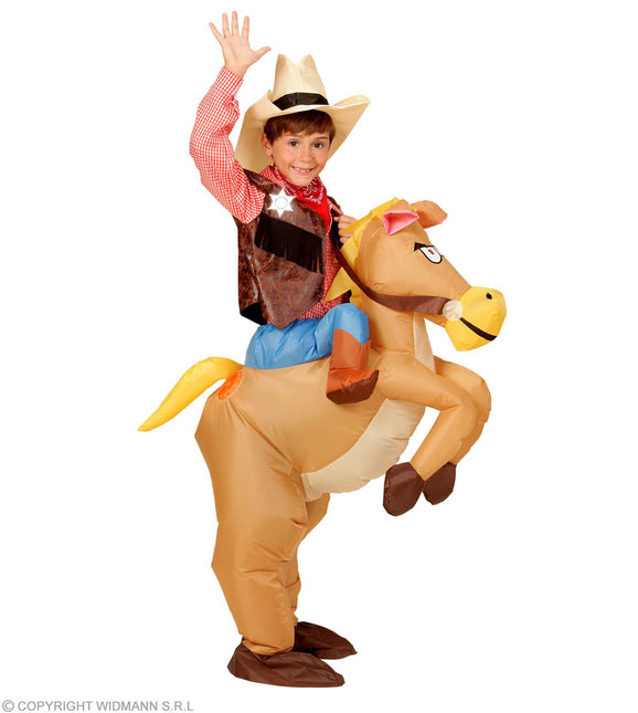 Costume da cavallo gonfiabile per bambino