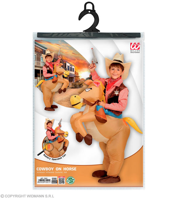 Costume da cavallo gonfiabile per bambino