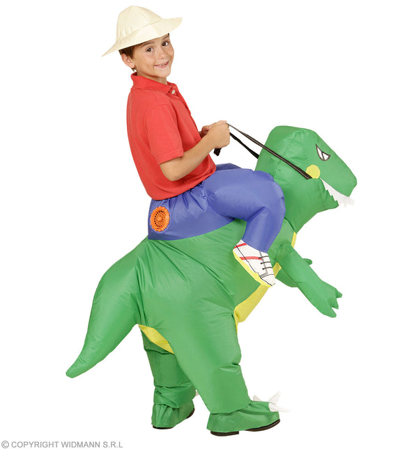 Costume da dinosauro gonfiabile per bambino