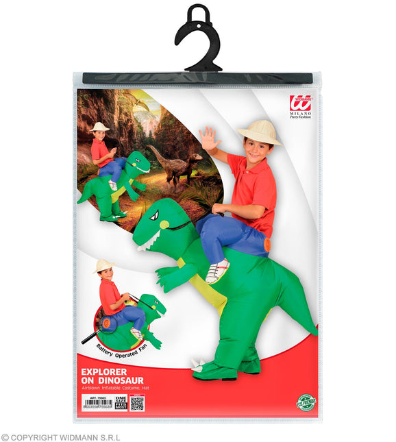 Costume da dinosauro gonfiabile per bambino