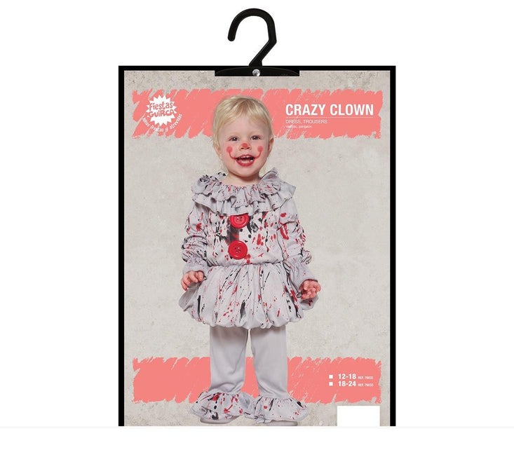 Costume di Halloween da clown per bambini