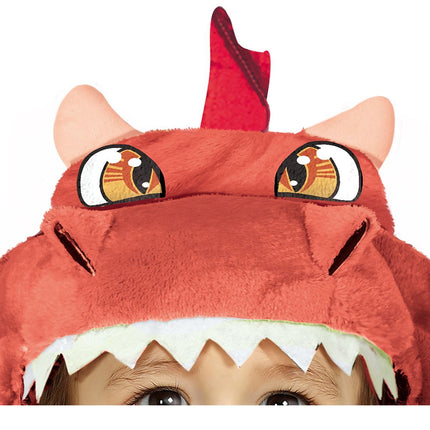 Costume da drago bambino rosso