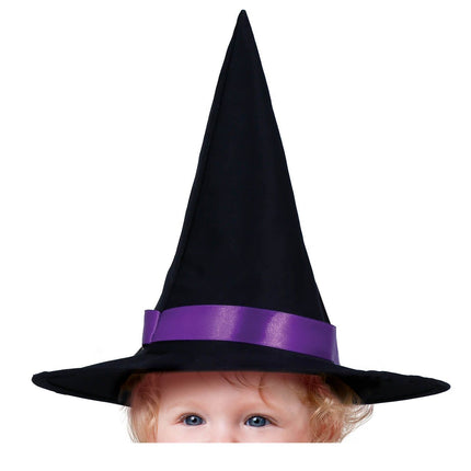 Costume di Halloween da strega per bambini viola/arancione