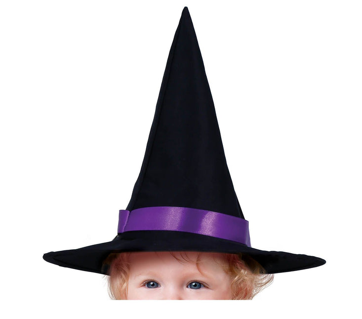 Costume di Halloween da strega per bambini viola/arancione