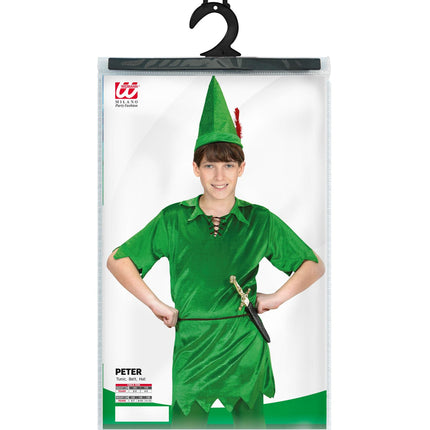 Costume da Peter Pan verde bambino